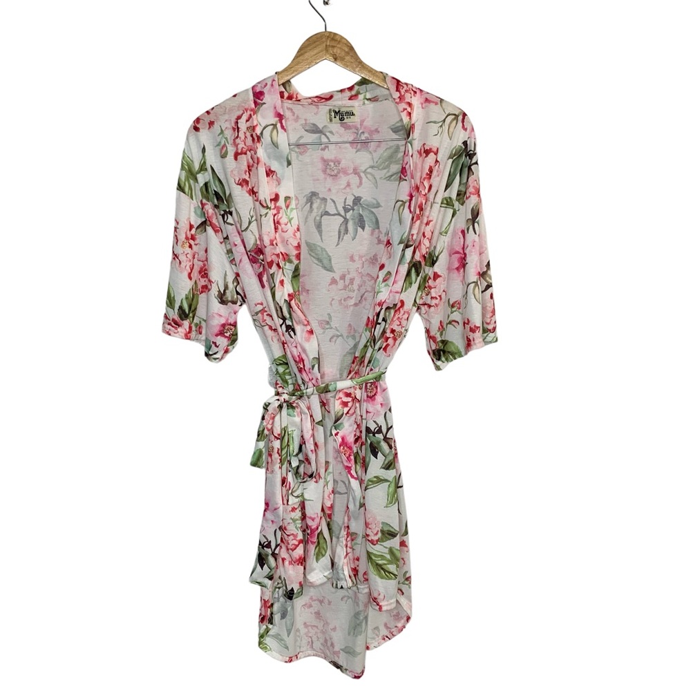 SHOW ME YOUR MUMU Floral Bath Robe Sz 0/S